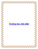 Trường học chủ nhật