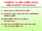 Bảo hiểm hàng hải XNK 