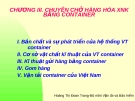 CHUYÊN CHỞ HÀNG HÓA XNK BẰNG CONTAINER