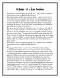 Khúc vĩ cầm buồn
