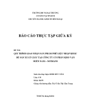 Luận văn:QUI TRÌNH GIAO NHẬN SẢN PHẨM PHẾ LIỆU NHẬP KHẨU ĐỂ SẢN XUẤT GIẤY TẠI CÔNG TY CỔ PHẦN KHO VẬN MIỀN NAM – SOTRANS
