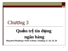 Quản trị tín dụng ngân hàng