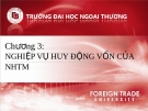 Nghiệp vụ huy động tiền gửi