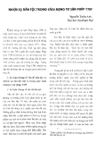 Báo cáo "Nhiệm vụ dân tộc trong Cách mạng Tư sản Pháp 1789. "