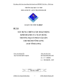 Luận văn:Xây dựng chiến lược hoạt động kinh doanh của NHTMCP Sài Gòn - Vĩnh Long