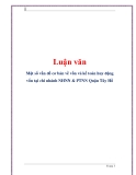 Luận văn đề tài : Một số vấn đề cơ bản về vốn & kế toán huy động vốn tại chi nhánh NHNN & PTNN Quận Tây Hồ