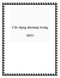 Các dạng sitemap trong SEO