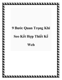 9 Bước Quan Trọng Khi Seo Kết Hợp Thiết Kế Web