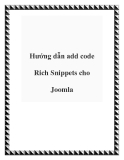 Hướng dẫn add code Rich Snippets cho Joomla