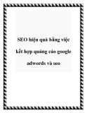 SEO hiệu quả bằng việc kết hợp quảng cáo google adwords và seo