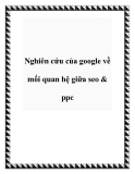 Nghiên cứu của google về mối quan hệ giữa seo & ppc