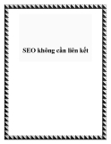 SEO không cần liên kết