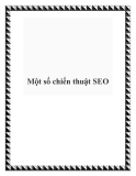 Một số chiến thuật SEO