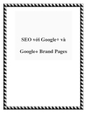 SEO với Google+ và Google+ Brand Pages