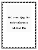 SEO trên di động: Phát triển và tối ưu hóa website di động