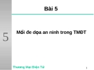  Bài thuyết trình về Mối đe dọa an ninh trong thương mại điện tử