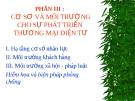  CƠ SỞ VÀ MÔI TRƯỜNG CHO SỰ PHÁT TRIỂN THƯƠNG MẠI ĐIỆN TỬ