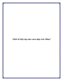 Thiết kế biệt thự nhà vườn diện tích 100m2