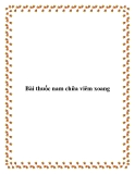 Bài thuốc nam chữa viêm xoang