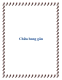 Chữa bong gân