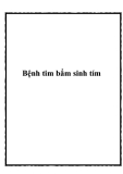 Bệnh tim bẩm sinh tím