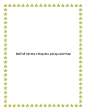 Thiết kế biệt thự 5 tầng theo phong cách Pháp