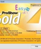 Hướng dẫn sử dụng proshow gold tạo slideshow ảnh