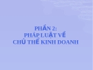 Chủ thể kinh doanh