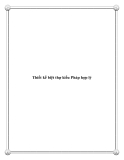 Thiết kế biệt thự kiểu Pháp hợp lý