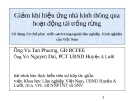 Giảm khí hiệu ứng nhà kính thông qua hoạt động tái trồng rừng