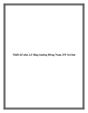 Thiết kế nhà 2,5 tầng hướng Đông Nam, DT 6x16m