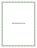 Thiết kế nhà ống 4,5x12m