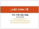 Bài giảng môn Luật kinh tế