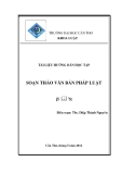 Giáo trình soạn thảo văn bản pháp luật