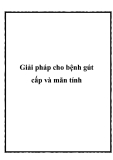 Giải pháp cho bệnh gút cấp và mãn tính