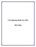 Các phương thuốc trị viêm đại tràng