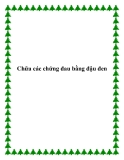 Chữa các chứng đau bằng đậu đen
