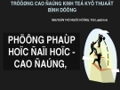 PHƯƠNG PHÁP HỌC ĐẠI HỌC - CAO ĐẲNG, 
