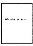 Biến chứng tiết niệu do