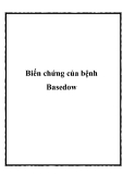 Biến chứng của bệnh Basedow