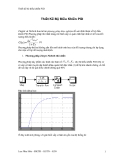 Cách thiết kế bộ điều khiển PID