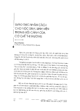 Báo cáo " Giáo dục nhân cách cho học sinngười, sinh viên trong bối cảnh của cơ chế thị trường" 