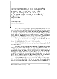 Báo cáo " Hình thành động cơ đúng đắn trong hoạt động học tập của sinh viên Đại Học Quân Sự hiện nay" 