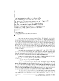 Báo cáo " Về nguyên tắc gián tiếp L.XVƯGÔTXKI trong học thuyết các giai đoạn phát triển trí tuệ trẻ em của J.PiaGet" 