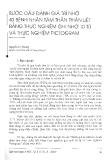 Báo cáo " Bước đầu đánh giá trí nhớ 43 bệnh nhân tâm thần phân liệt bằng thực nghiệm ghi nhớ 10 từ và bằng thực nghiệm Pictogram"