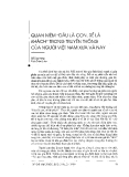 Báo cáo " Quan niệm 'dâu là con, rể là khách' trong truyền thống của người Việt nam xưa và nay" 