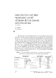 Báo cáo " Nhu cầu của học sinh Trung học cơ sở về quan hệ của cha mẹ đối với các em" 