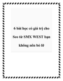 6 bài học có giá trị cho Seo từ SMX WEST bạn không nên bỏ lỡ