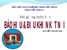 BÁO HIỆU & ĐIỀU KHIỂN KẾT NỐI