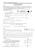 BÀI TOÁN VA CHẠM TRONG DAO ĐỘNG VÀ SỬ DỤNG PHƯƠNG PHÁP BẢO TOÀN NĂNG LƯỢNG ĐỂ GIẢI